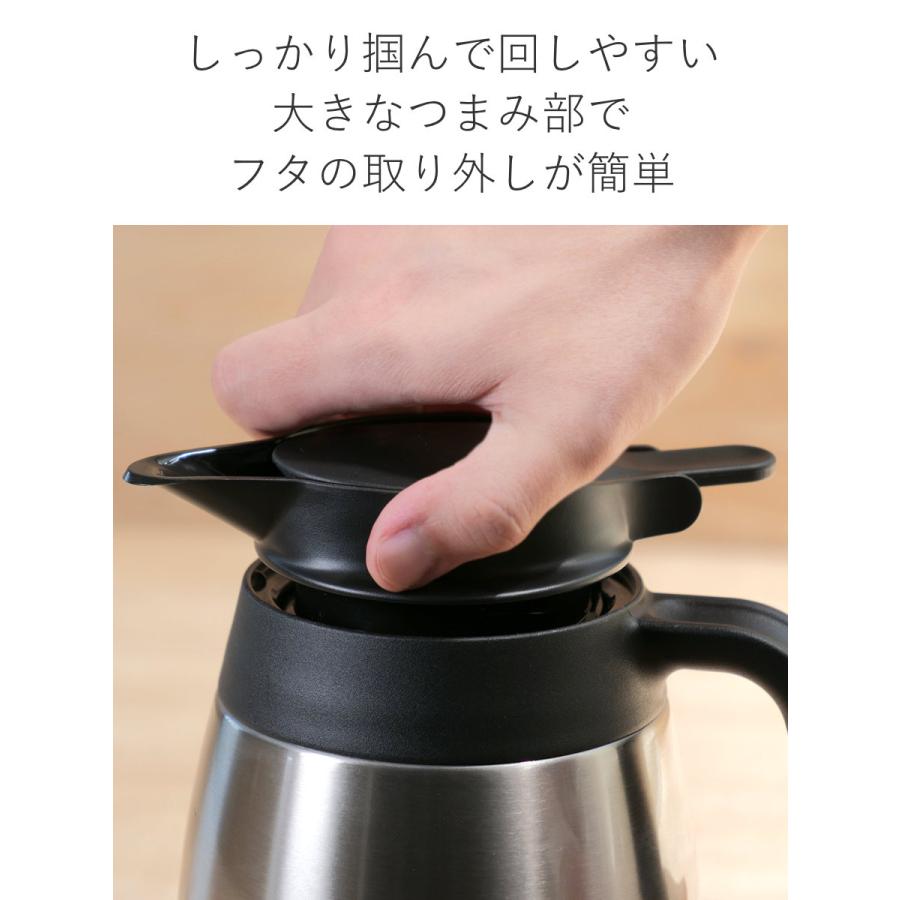 サーモス ポット 1L 保温 魔法瓶 TTB-1001 ステンレス （ thermos 卓上ポット 保冷 テーブルポット 保温ポット 保冷ポット ）｜livingut｜20