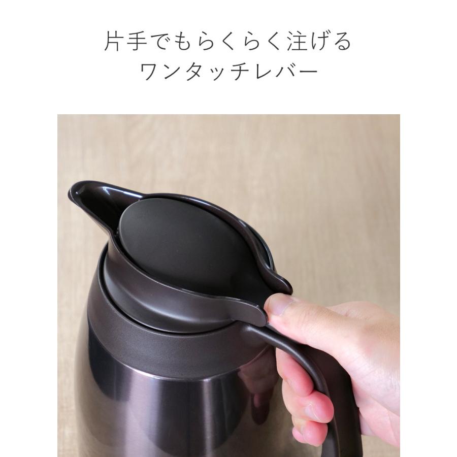 サーモス ポット 2L 保温 魔法瓶 TTB-2001 ステンレス （ thermos 卓上ポット 保冷 テーブルポット 保温ポット 保冷ポット ）｜livingut｜18