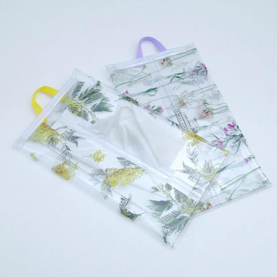 クリア ティッシュカバー 透明 ビニール