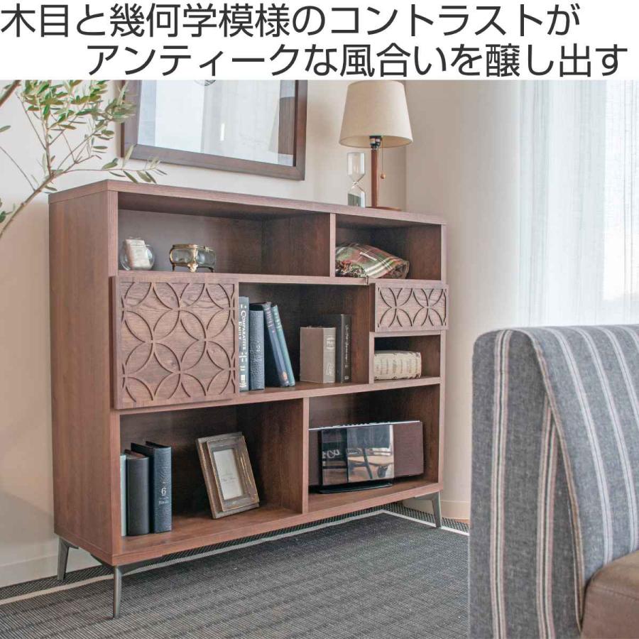 GART シェルフ 3段 アンティーク調 RACT 日本製 幅120cm GART シェルフ 3段 アンティーク調 RACT 日本製 幅120cm
