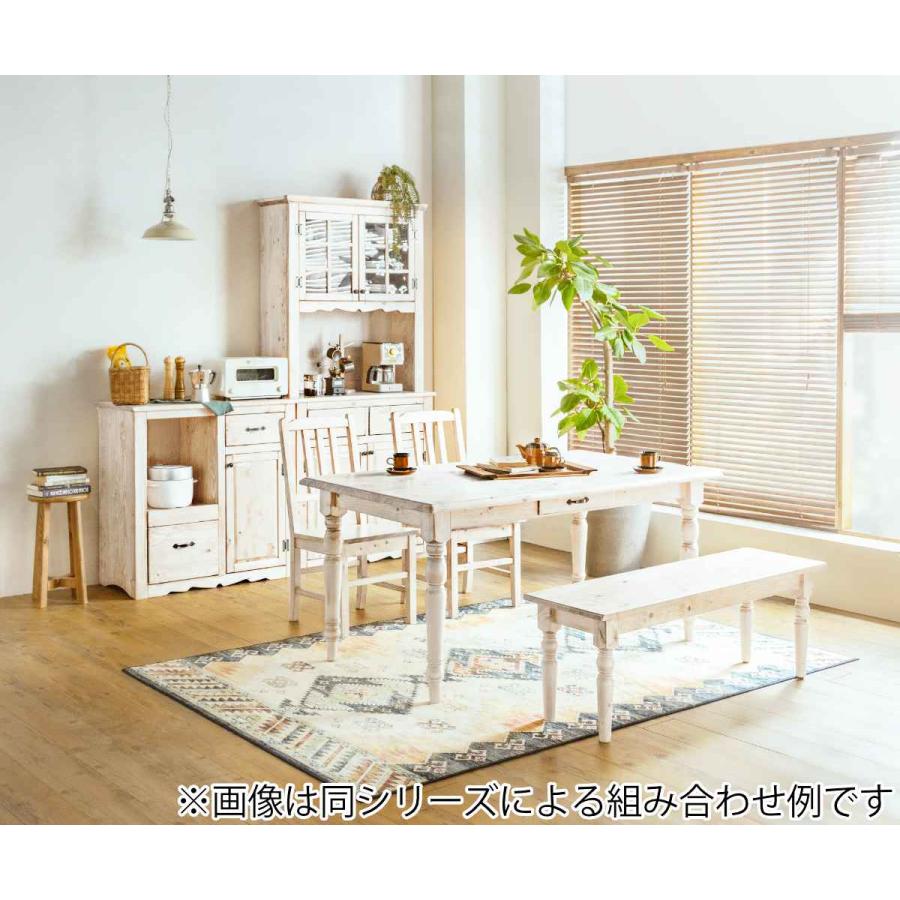 カップボード 食器棚 カントリー調 パイン材 幅90cm ( キッチン カップボード 食器棚 カントリー調 パイン材 幅90cm ( キッチン