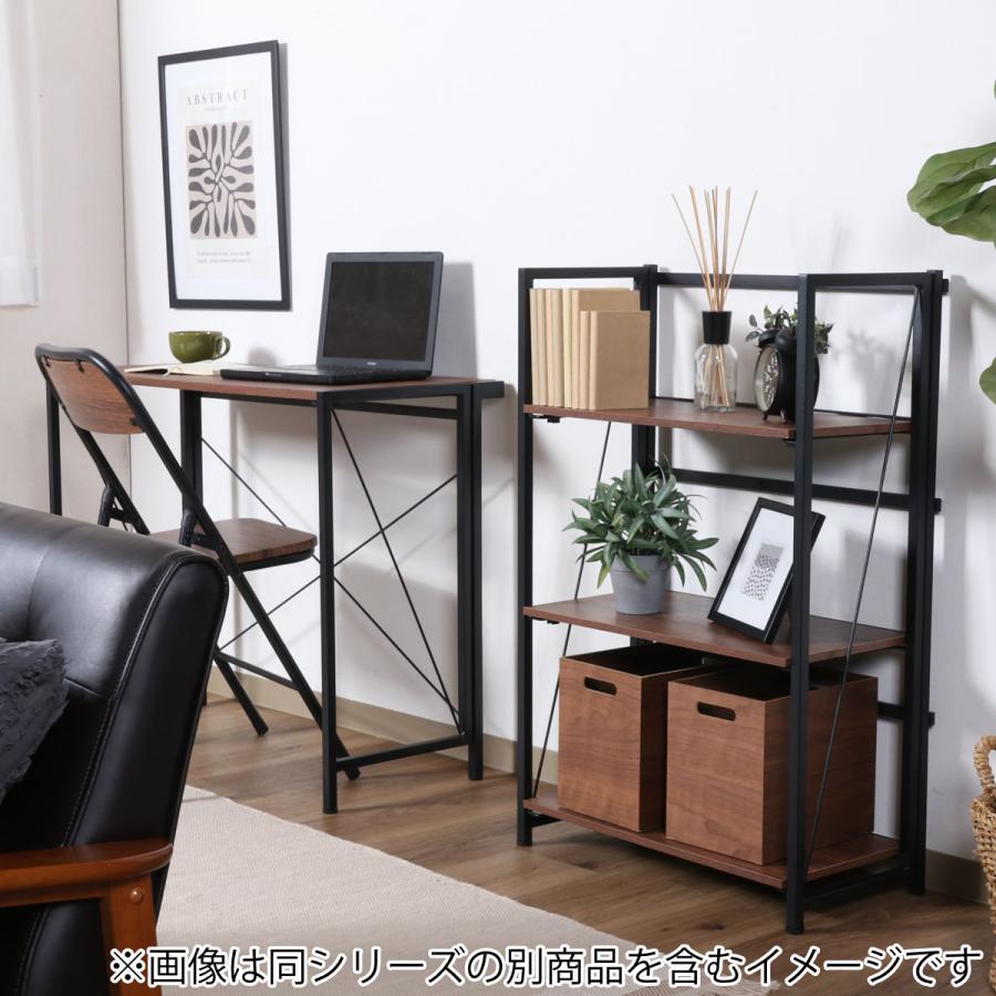 不二貿易（Fuji Boeki） シェルフ 幅61cm 3段 折りたたみ式