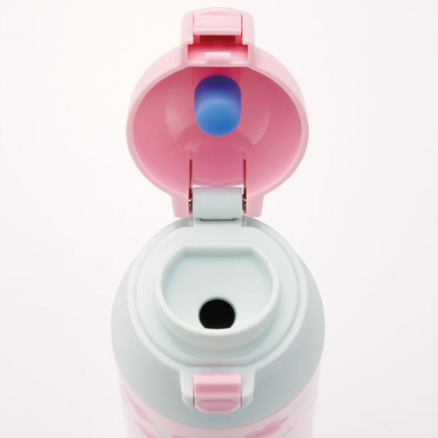 桜柄ステンレス　当時物 スケーター 水筒 500ml ワンプッシュステンマグボトル 桜柄