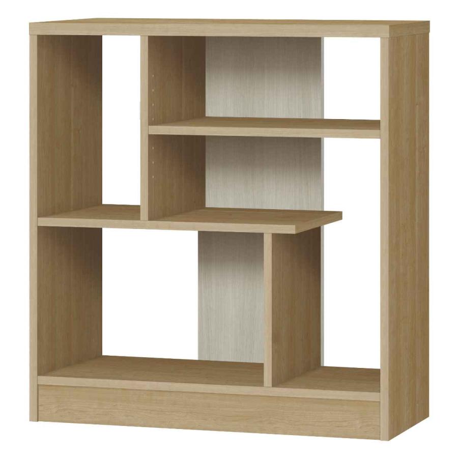 大洋（TAIYO） オープンシェルフ 北欧モダン アシンメトリーデザイン