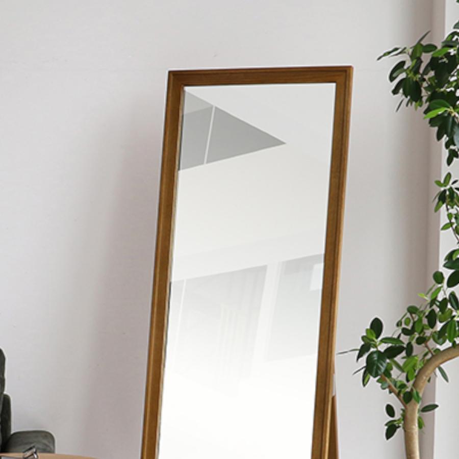 スタンドミラー 全身 55×165cm Rasic Stand Mirror （ ミラー 鏡 姿見 全身鏡 大型 大きい 木製フレーム ）｜livingut｜05
