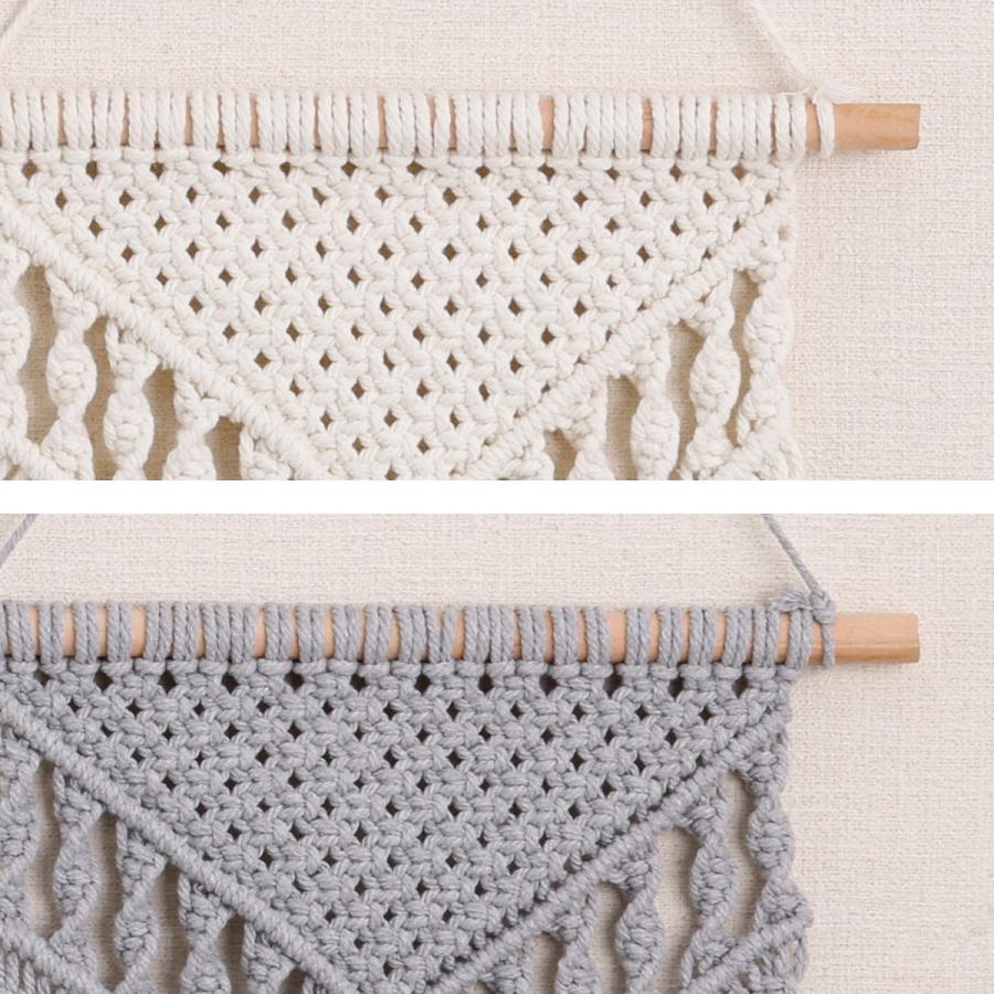 HABITER マクラメ タペストリー Bタイプ 壁掛け （ マクラメ編み