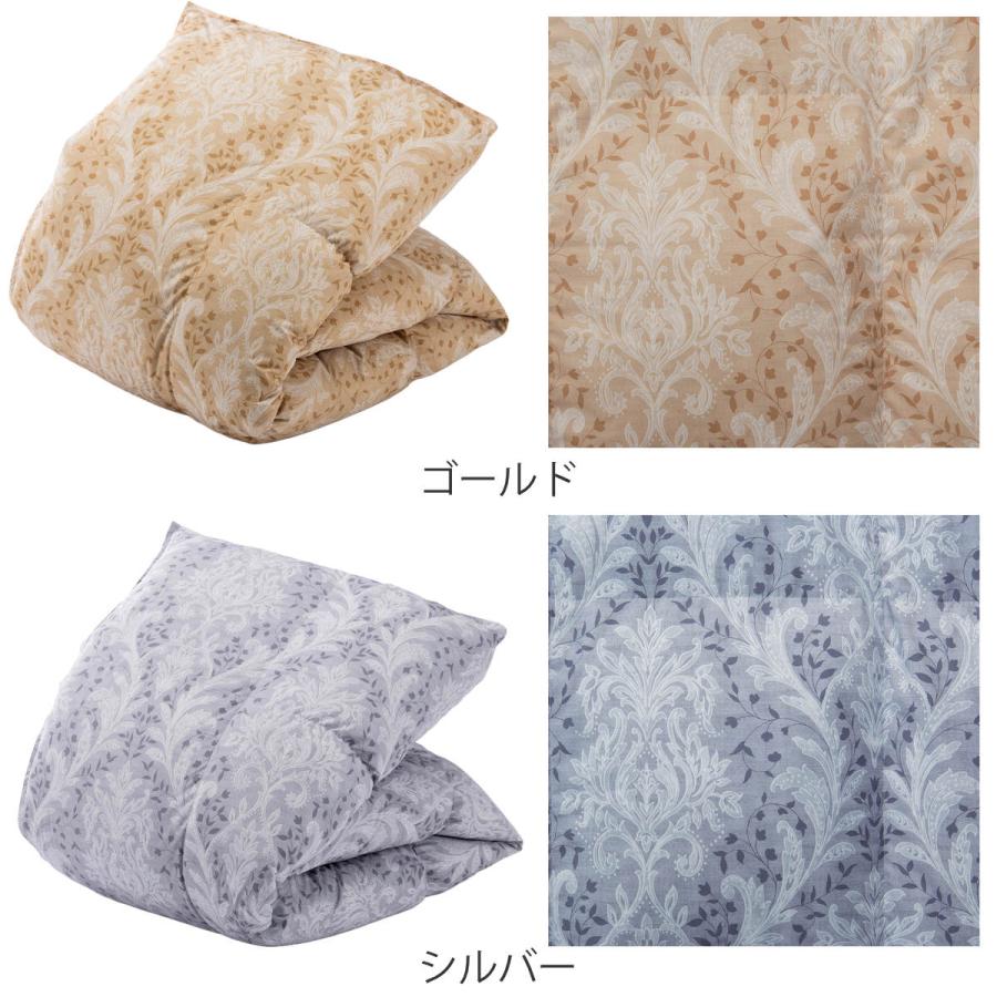 西川 羽毛布団 グースダウン93% リーフ柄 シングルロング 西川 羽毛布団 グースダウン93% リーフ柄 シングルロング