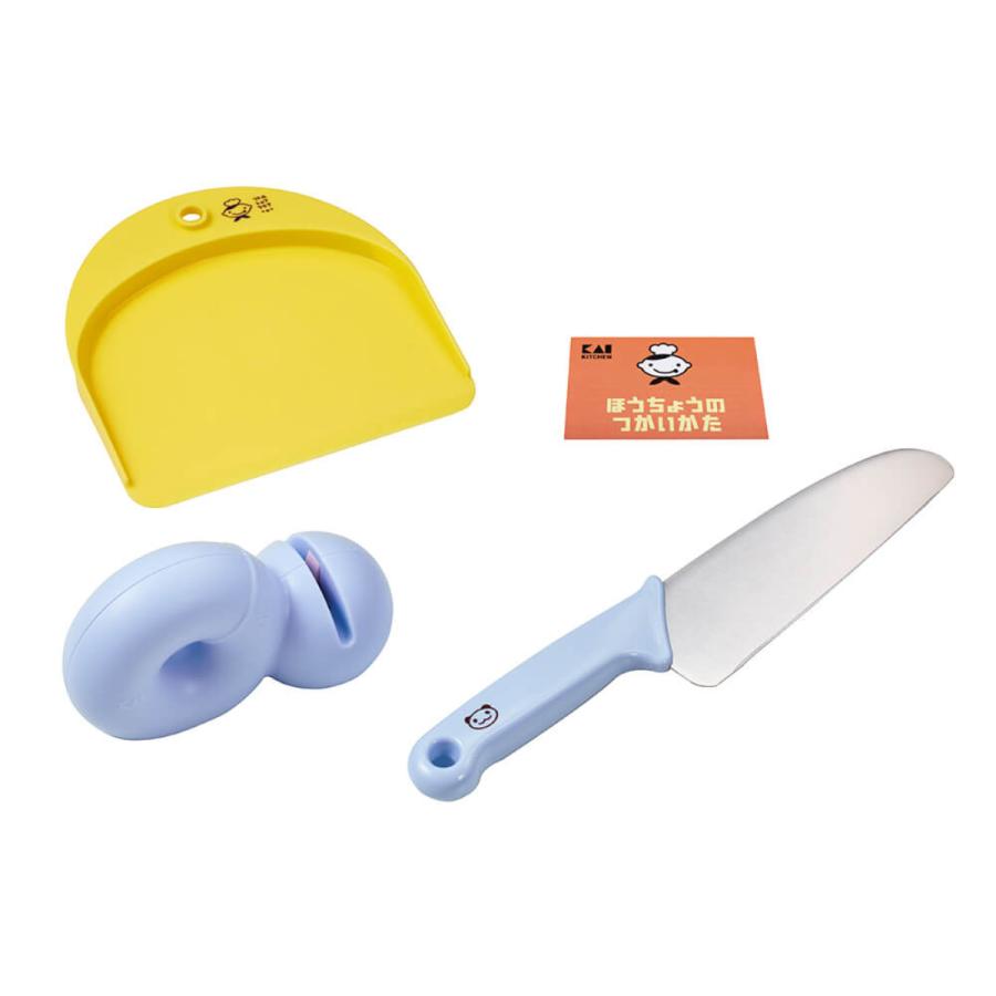 貝印 包丁 3点セット 包丁・シャープナーセット リトルシェフクラブ