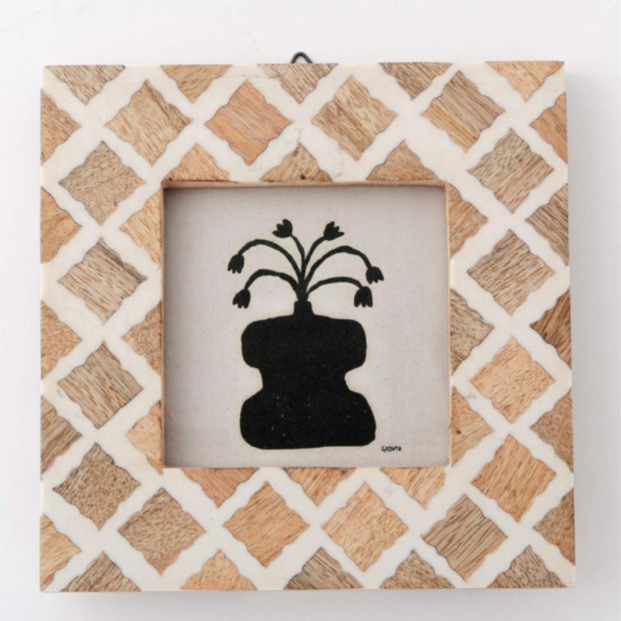 フォトフレーム ウッド＆レジンフォトフレームS 卓上 16.5×16.5cm