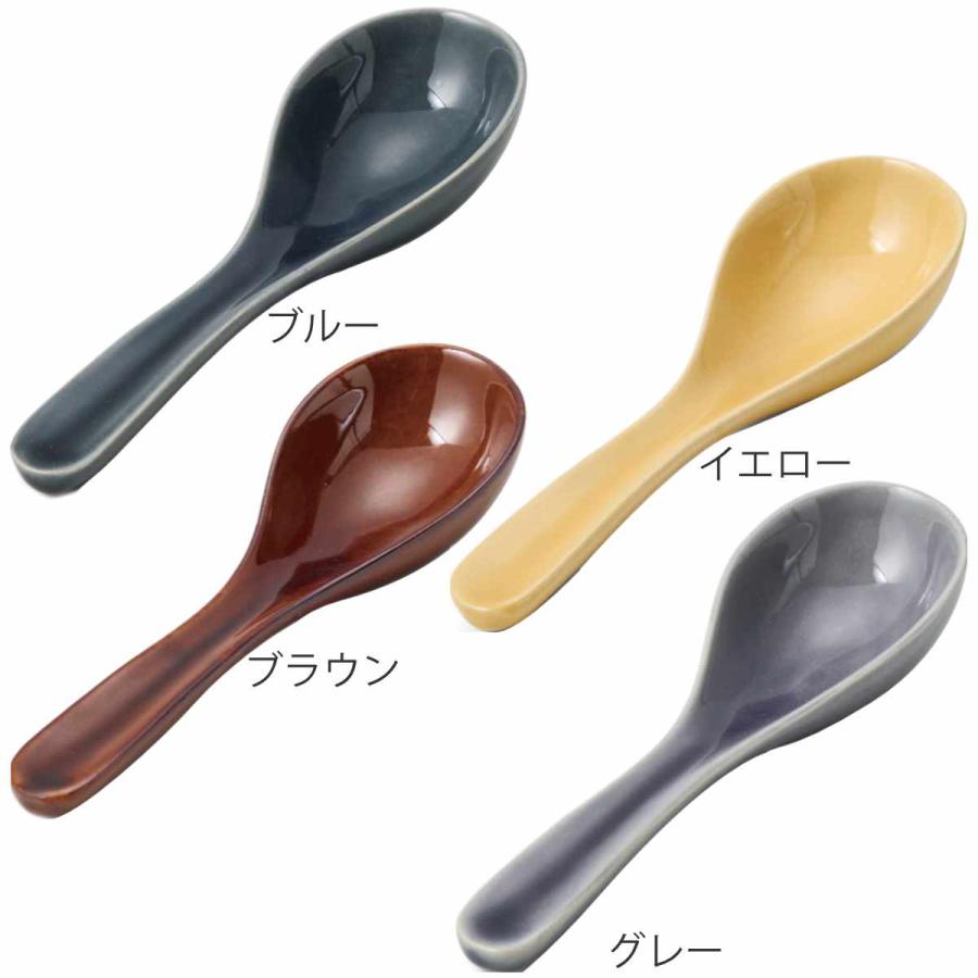 レンゲ 16cm KOKO ココ 陶器 （ 食洗機対応 れんげ 蓮華 カトラリー