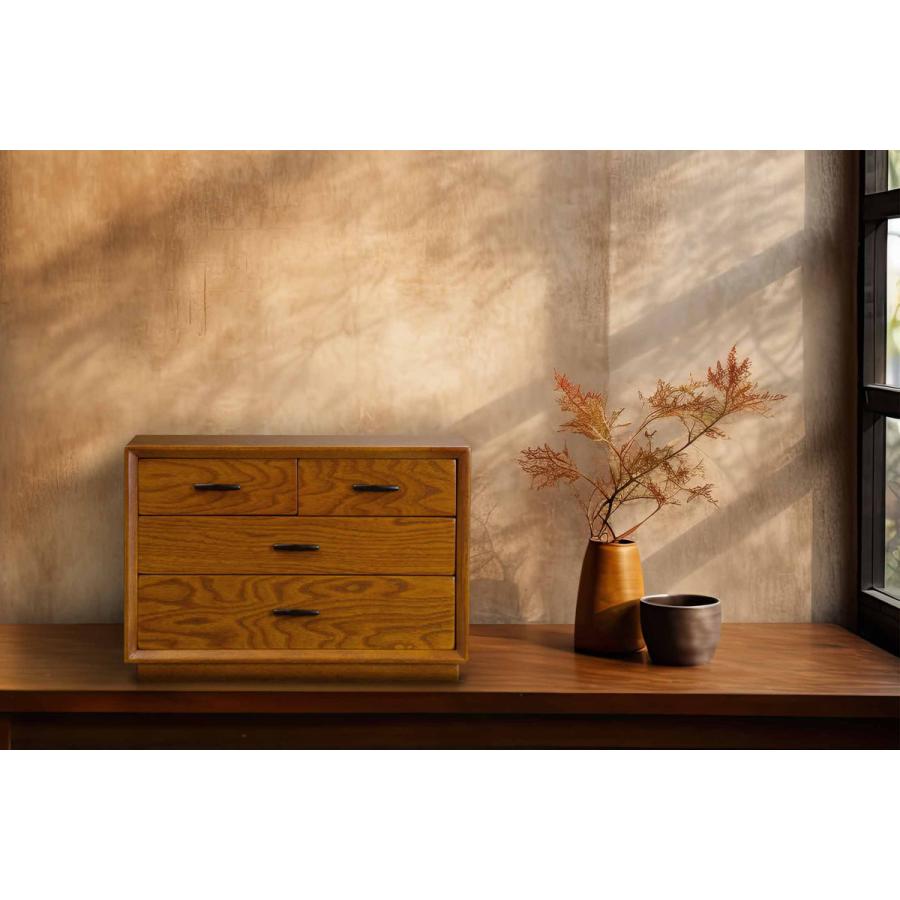 和モダン漆天然木収納家具和風 整理箱ミニチェスト小物入れ