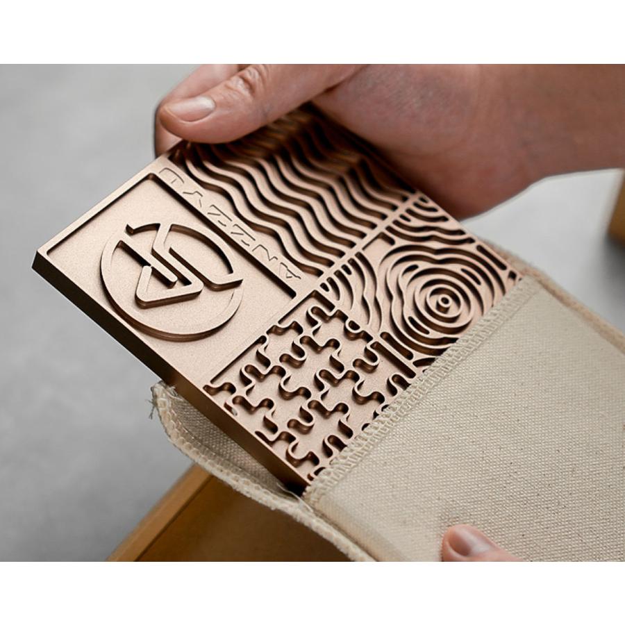 ANZZYU 氷用刻印板 1枚 アルミ製 （ アンズジュ 製氷 氷用 刻印 アイス