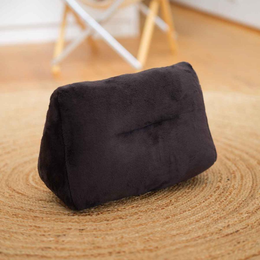 三角クッション comfy u 43×30cm （ バッククッション 背もたれクッション シンプル クッション ベッド 三角 滑り防止 吸湿 発熱 毛布 ）｜livingut｜12