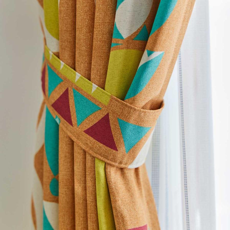 スミノエ カーテン 遮光3級 チューリッペン 100×135cm 1枚入り