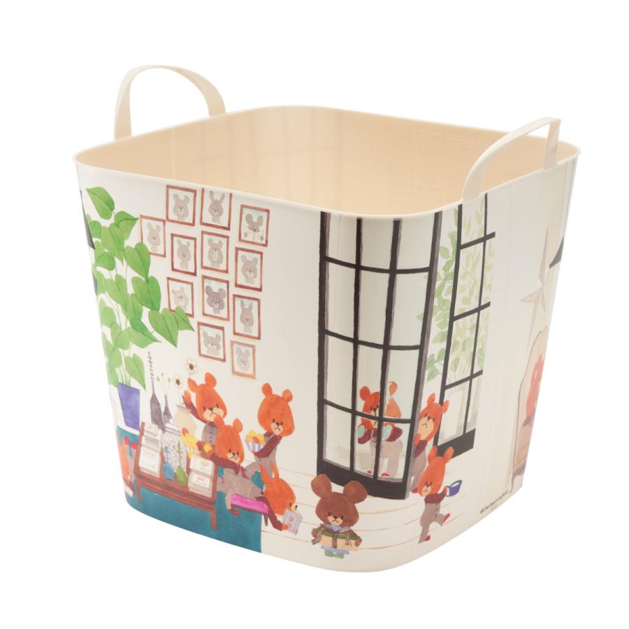 stacksto.（スタックストー） バスケット バケット M 25L くまのがっ