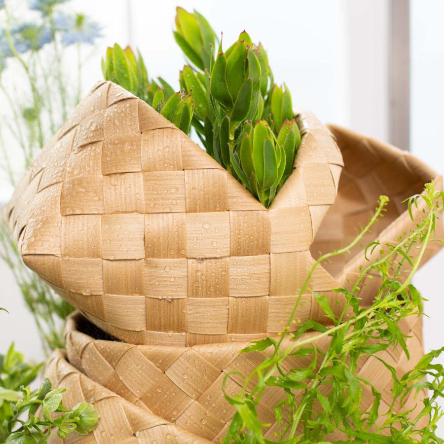 stacksto. バスケット Timb. ベリーピック M かご 北欧 収納