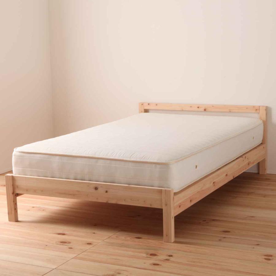 すのこベッド シングル シンプルデザイン 国産ひのき 天然木 日本製 （ 国産 ひのき すのこ ベッド 高さ調節 木製 ベッドフレーム シングルベッド ）｜livingut｜19