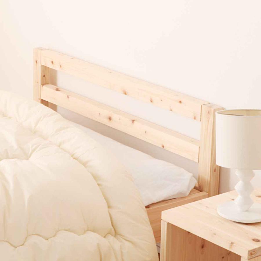 すのこベッド シングル シンプルデザイン 国産ひのき 天然木 日本製 （ 国産 ひのき すのこ ベッド 高さ調節 木製 ベッドフレーム シングルベッド ）｜livingut｜04