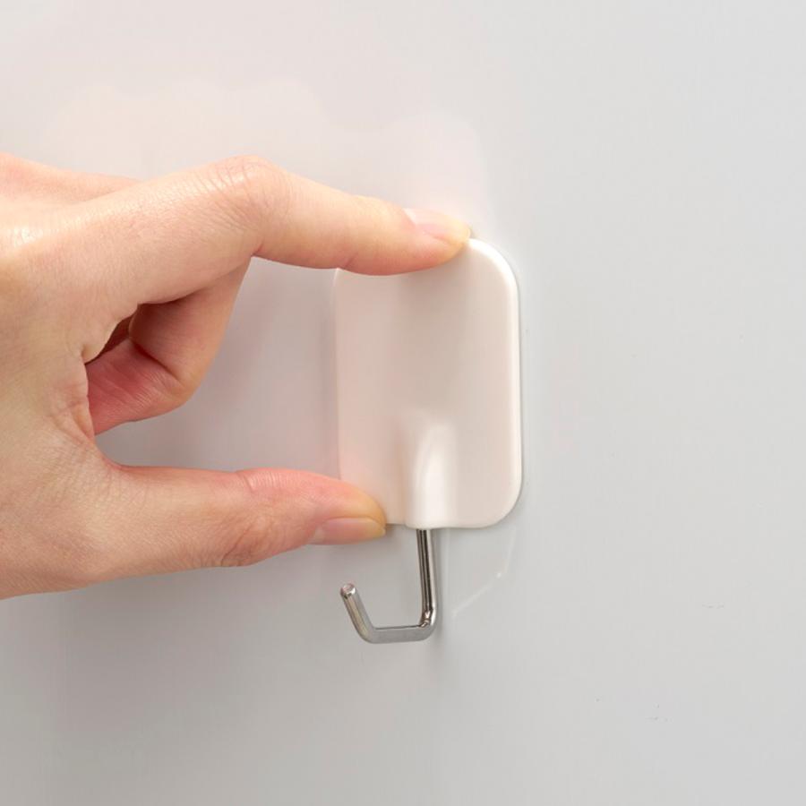 LEC（レック） 粘着ツールフック ワイド 大 3個入り 引っ掛け 壁