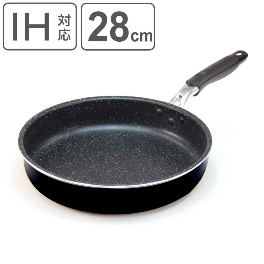 ナンセンジャパン フライパン 28cm IH対応 底広 底が広〜いフライパン2