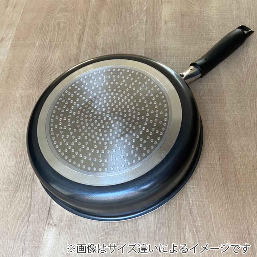 ナンセンジャパン フライパン 28cm IH対応 底広 底が広〜いフライパン2