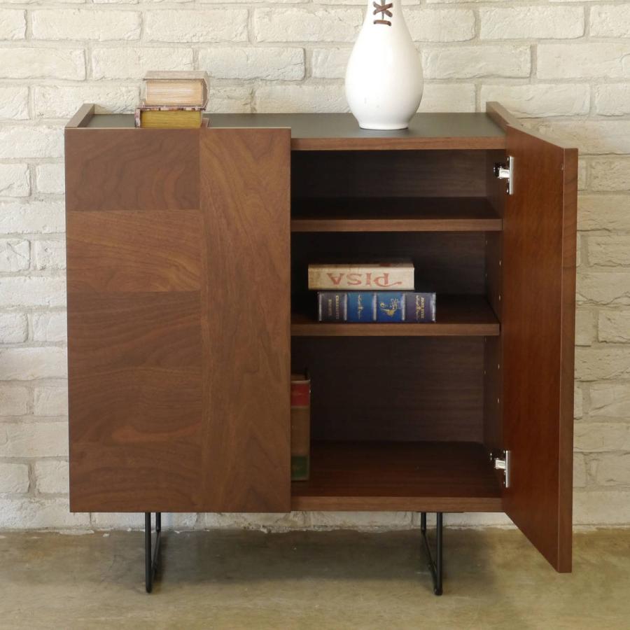 GART（ガルト） サイドーボード ヴィンテージ調 突板仕上げ 日本製 幅