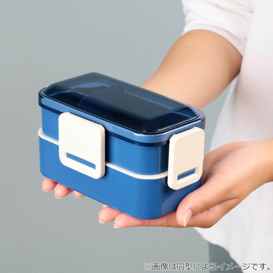 ラブブ　青色と未開封2箱 スケーター 弁当箱 2段 600ml 抗菌2段ふわっと弁当箱 カラフルピーチ