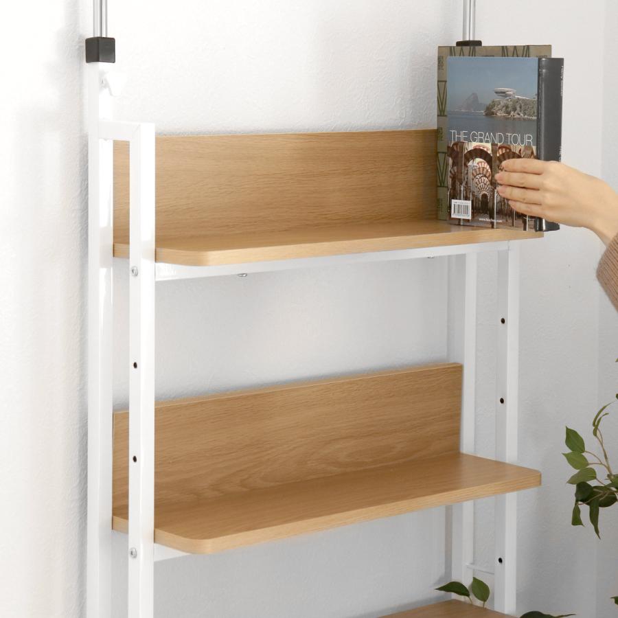 サン・ハーベスト 突っ張り オープンラック 幅60cm 棚 ボックス 自由組