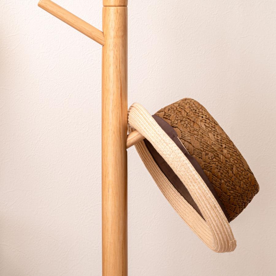 東谷 ポールハンガー 天然木 北欧風 幅50cm （ コートハンガー
