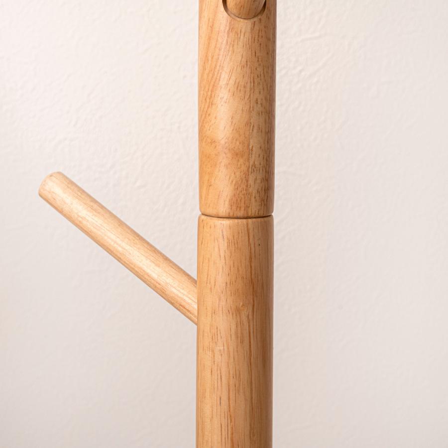 東谷 ポールハンガー 天然木 北欧風 幅50cm （ コートハンガー