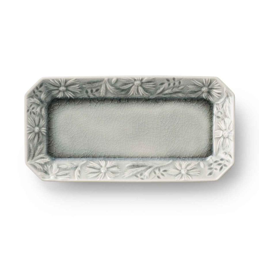 プレート 24cm 長皿 マーガリート 陶器 瀬戸焼 （ 食洗機対応 電子