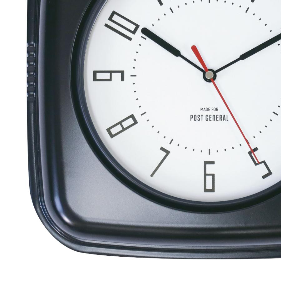POST GENERAL 掛け時計 ポストジェネラル ビスファム 電池式 連続秒針