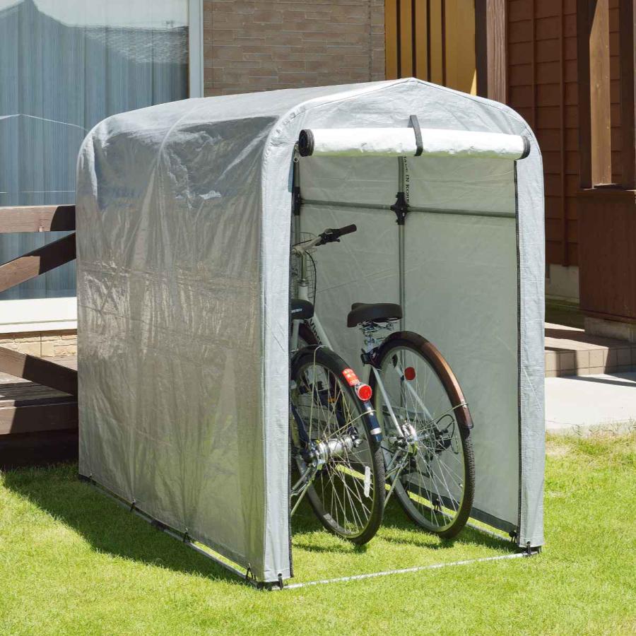 SANKA 自転車置き場 サイクルハウス 2台用 簡易万能ガレージ 小 SANKA 自転車置き場 サイクルハウス 2台用 簡易万能ガレージ 小