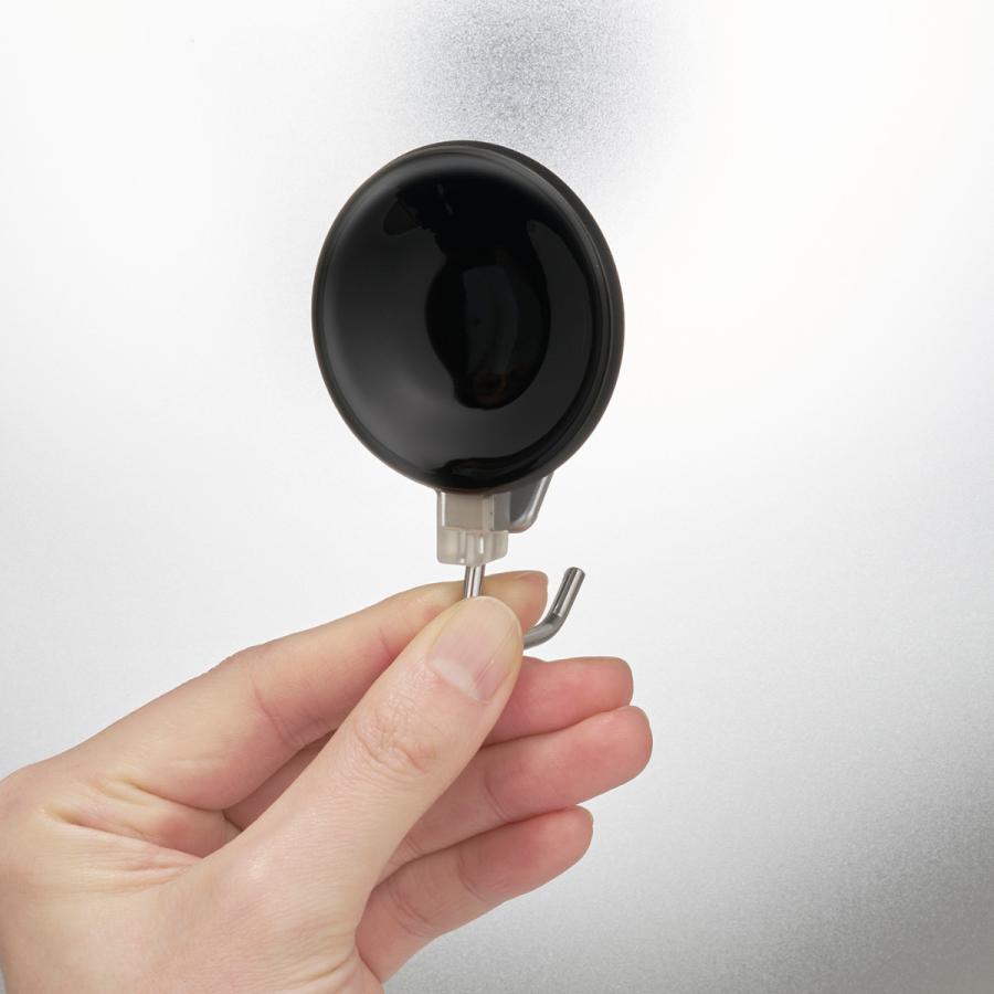 LEC（レック） フック ジェル吸盤 ツールフック 大 耐荷重3kg （ 収納