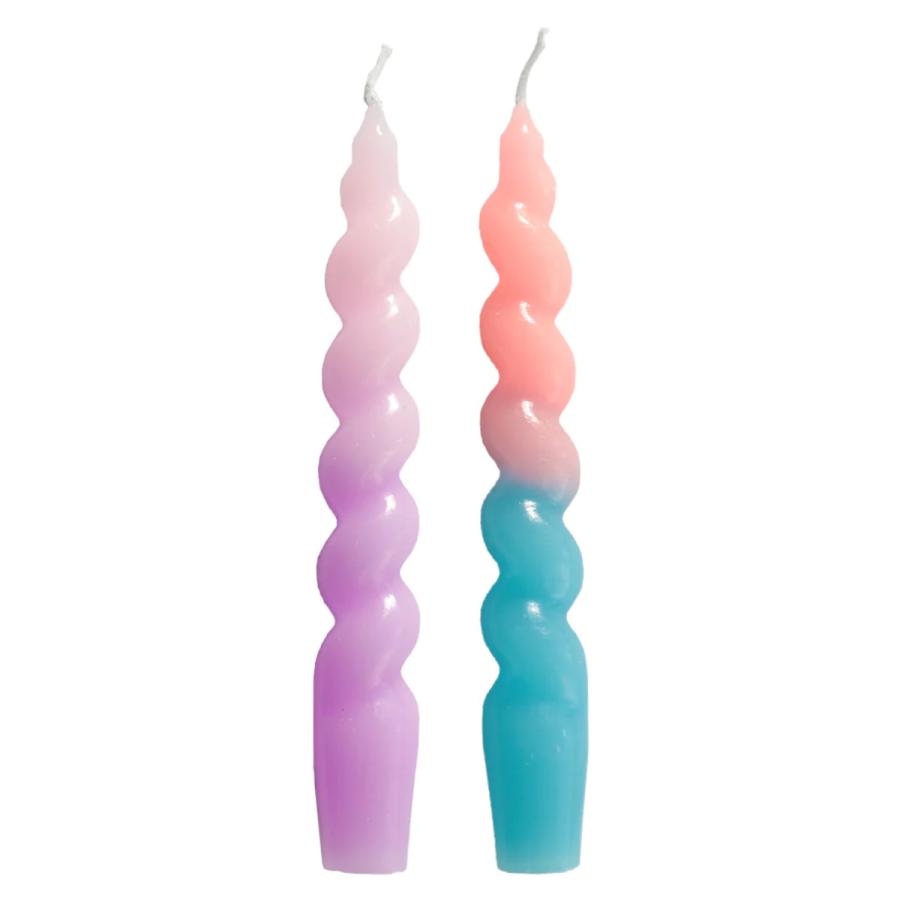 magnet テーパーキャンドル JOELLE 2色入り （ スパイラルキャンドル