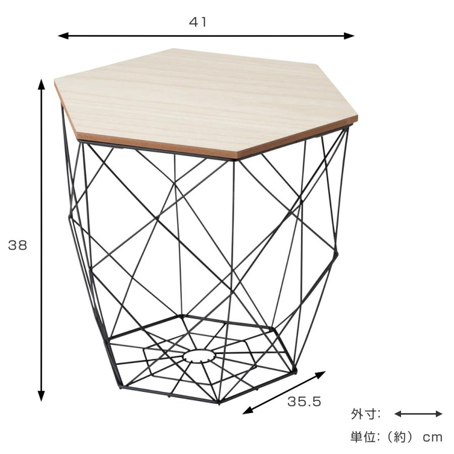 ちどり産業 バスケット 六角テーブルバスケット ふた付き ちどり産業 バスケット 六角テーブルバスケット ふた付き