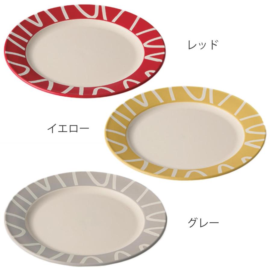 プレート 18cm S Amu dish アミュディッシュ プラスチック 同色3枚