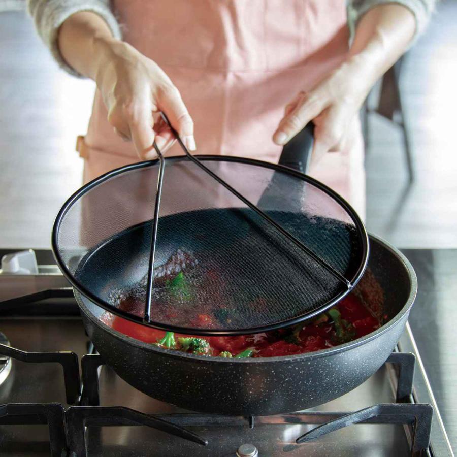 CB JAPAN（シービージャパン） 油はね防止ネット 25cm copan 調理具合