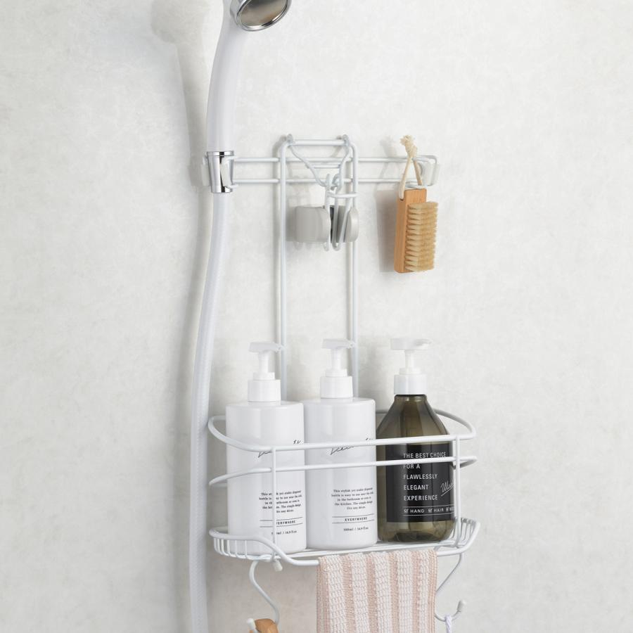 パール金属 シャワーラック バススタイル （ ディスペンサースタンド