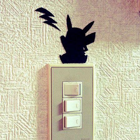 在庫限り 入荷なし ウォールステッカー 壁紙シール ウォールストーリー ピカチュウ 放電チュウ インテリアシール Wall Story ポケモン リビングート Paypayモール店 通販 Paypayモール