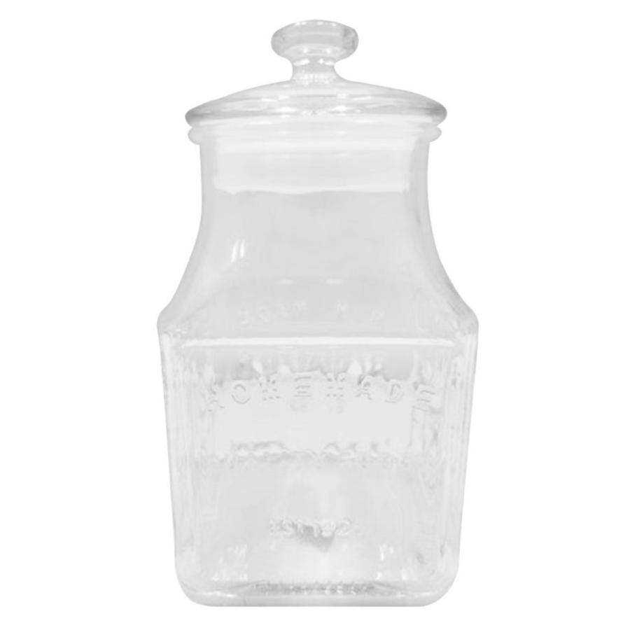 保存容器 スクエアガラスボトル （ ガラス 密閉 ガラスジャー