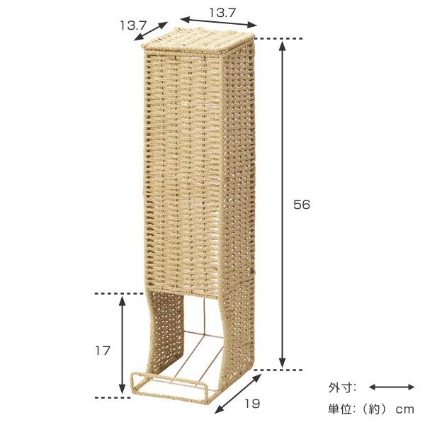 トイレットペーパーストッカー トイレ収納 スリム （ トイレットペーパーラック ストッカー 収納ラック ボックス アジアンテイスト ケース ）｜livingut｜09