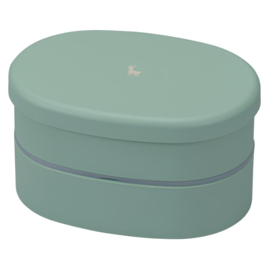 宮本産業 弁当箱 2段 420ml YOROKOBI 小判弁当箱 （ お弁当箱 ランチ