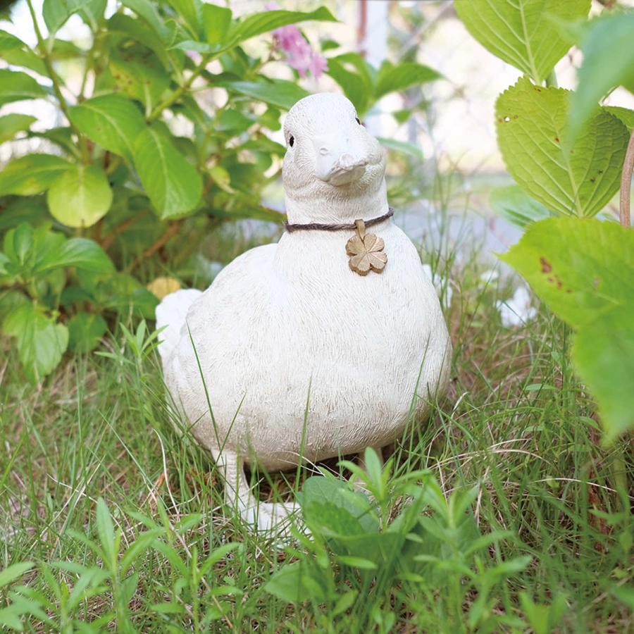 キシマ（KISHIMA） ガーデンオーナメント ダック 置物 （ ガーデニング