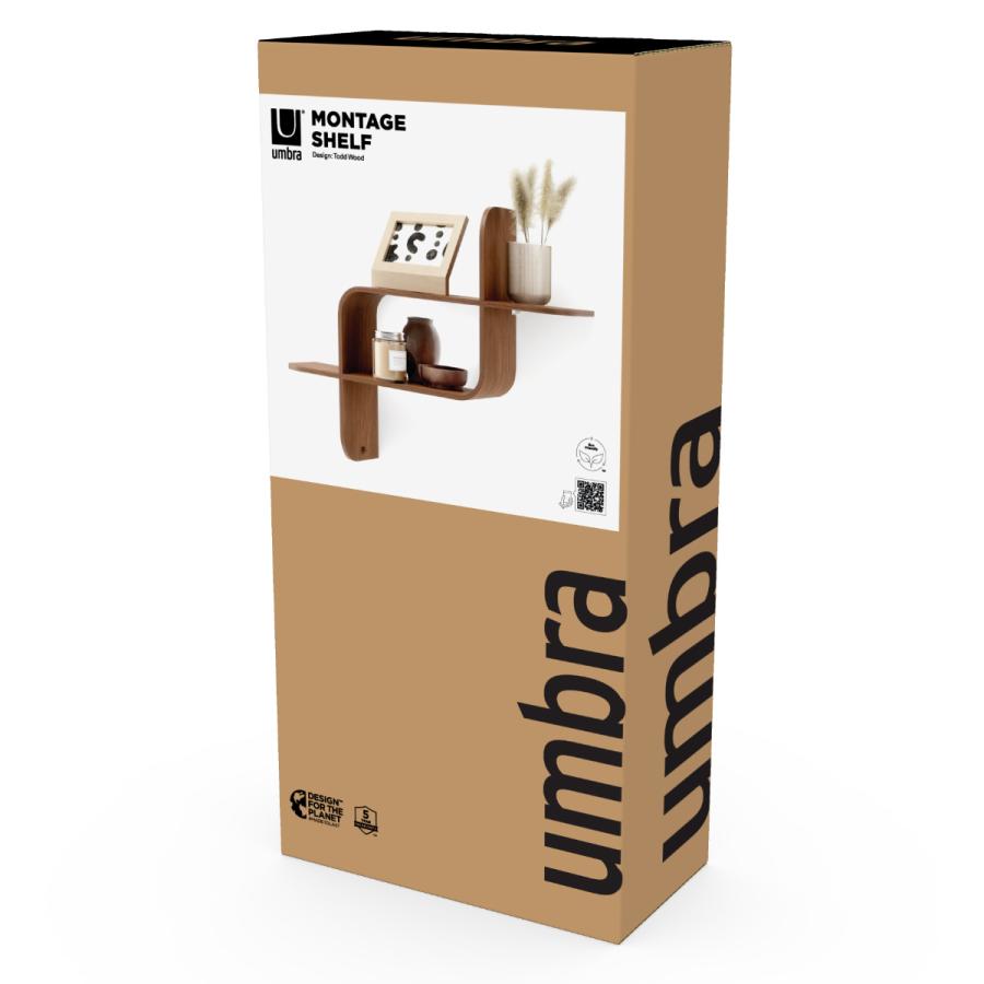 アントレックス 棚 Umbra モンタージュ シェルフ 62x47cm 壁 アントレックス 棚 Umbra モンタージュ シェルフ 62x47cm 壁