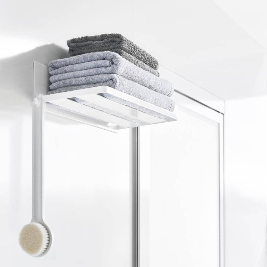 山崎実業 mist マグネットバスルーム バスタオル棚 ミスト