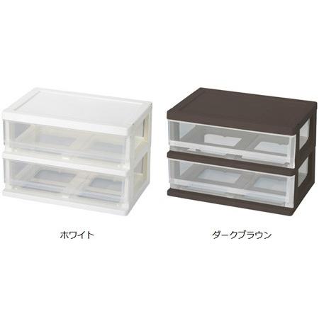 収納ケース 2段2杯 引き出し カラーボックス用 コワケース