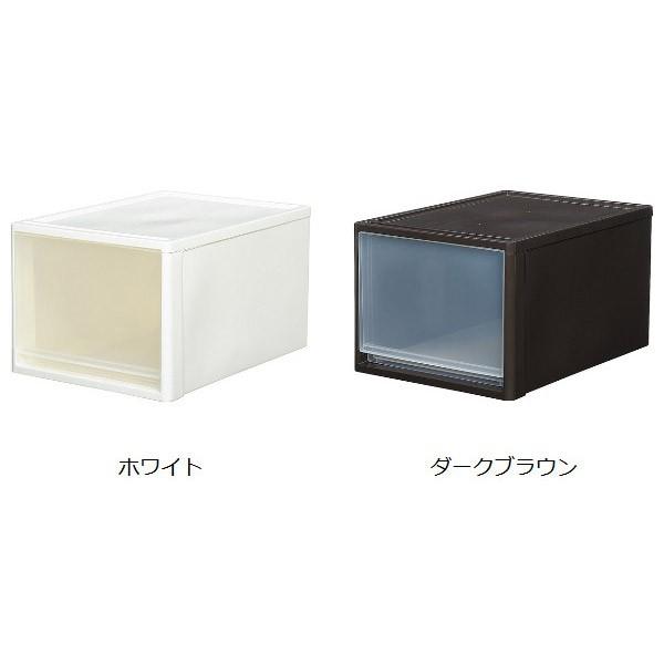 収納ボックス クローゼット用 ストラ L 同色4個セット （ 衣装ケース