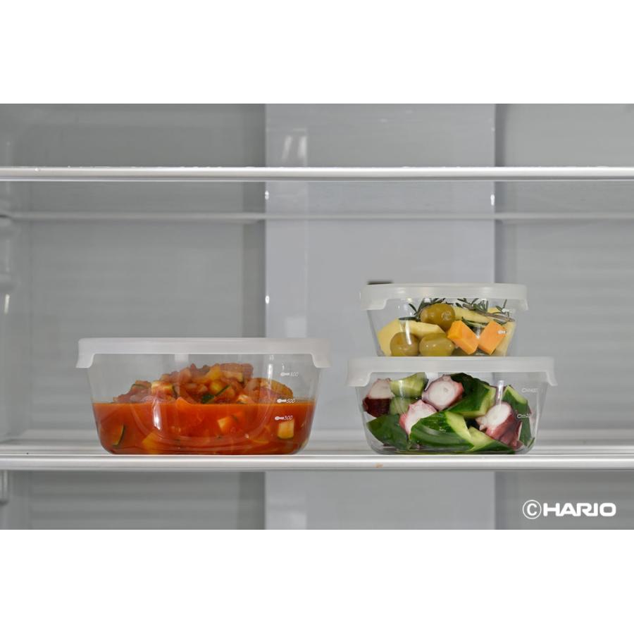 HARIO（ハリオ） 保存容器 1.2L 耐熱ガラス製保存容器 丸 （ HARIO