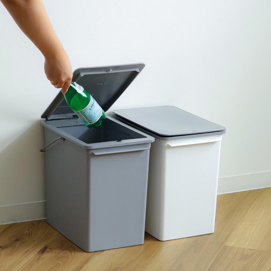 Like-it（ライクイット） ゴミ箱 17L プッシュオープン ふた付き